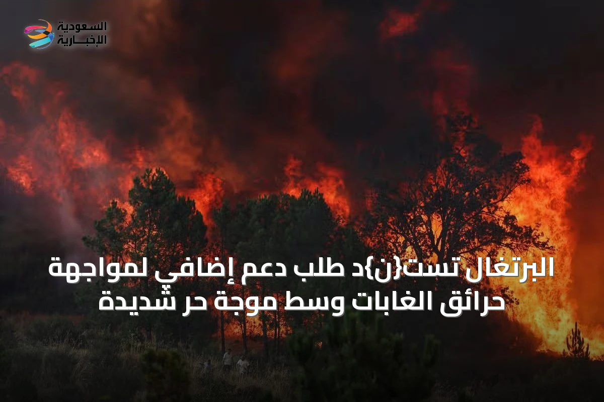 البرتغال تست{ن}د طلب دعم إضافي لمواجهة حرائق الغابات وسط موجة حر شديدة