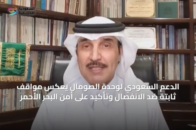 الدعم السعودي لوحدة الصومال يعكس مواقف ثابتة ضد الانفصال وتأكيد على أمن البحر الأحمر