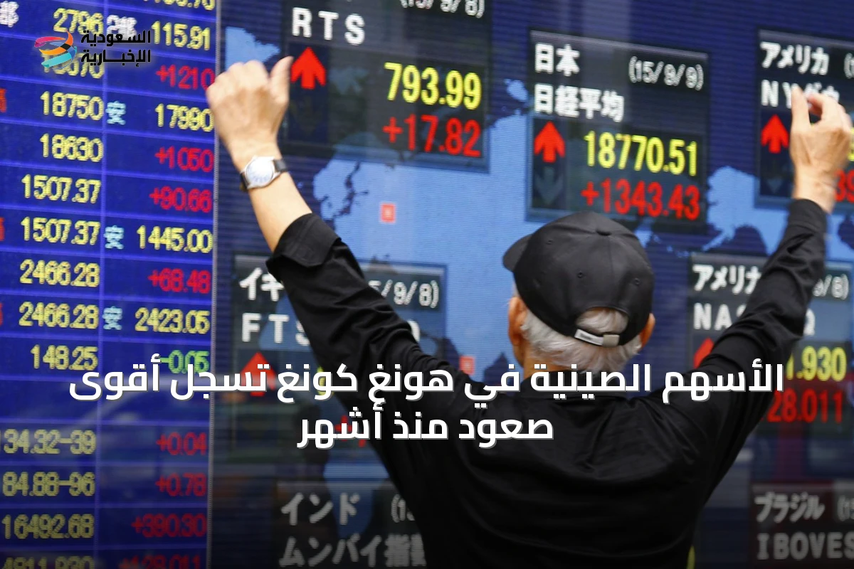 الأسهم الصينية في هونغ كونغ تسجل أقوى صعود منذ أشهر