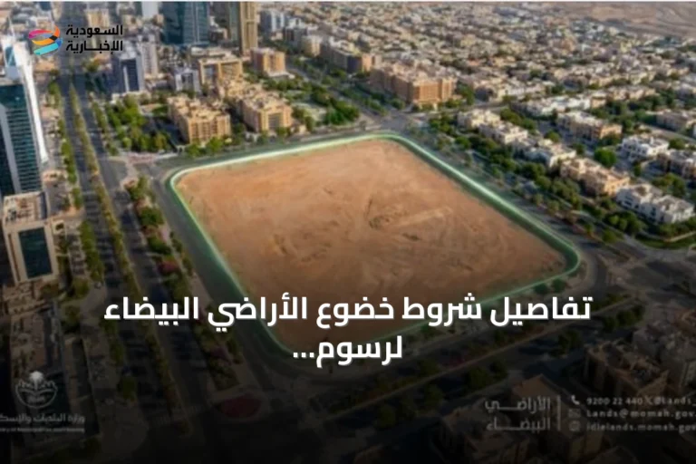 تفاصيل شروط خضوع الأراضي البيضاء لرسوم العقارات الشاغرة في السعودية