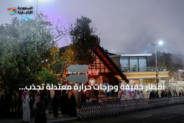 أمطار خفيفة ودرجات حرارة معتدلة تجذب الزوار إلى متنزهات الباحة