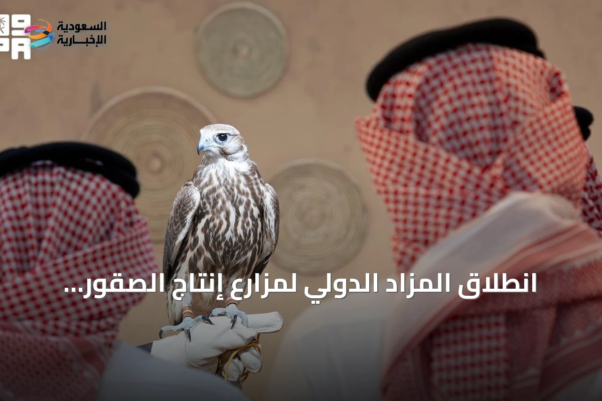 انطلاق المزاد الدولي لمزارع إنتاج الصقور في الرياض بمشاركة محلية ودولية