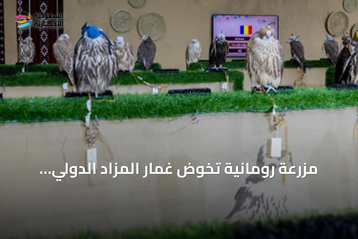 مزرعة رومانية تخوض غمار المزاد الدولي للصقور بـ 120 صقراً في أول ظهور لها