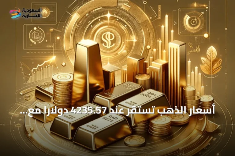أسعار الذهب تستقر عند 4235.57 دولارًا مع توقعات بمكاسب أسبوعية ملحوظة