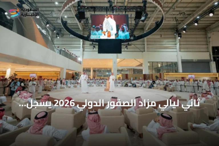 ثاني ليالي مزاد الصقور الدولي 2026 يسجل بيع صقرين بـ201 ألف ريال