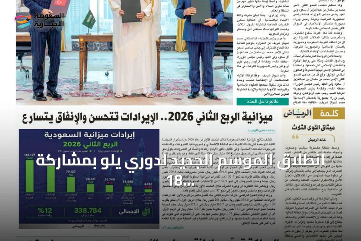 انطلاق الموسم الجديد لدوري يلو بمشاركة 18 نادياً من 7 مناطق سعودية