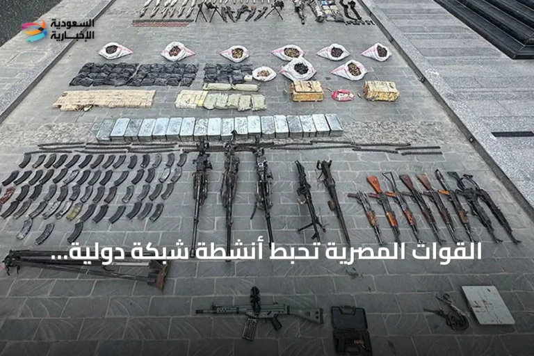 القوات المصرية تحبط أنشطة شبكة دولية لتهريب الأسلحة في جنوب البلاد