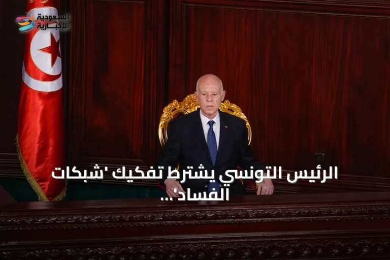 الرئيس التونسي يشترط تفكيك 'شبكات الفساد' لتحقيق مطالب الشعب