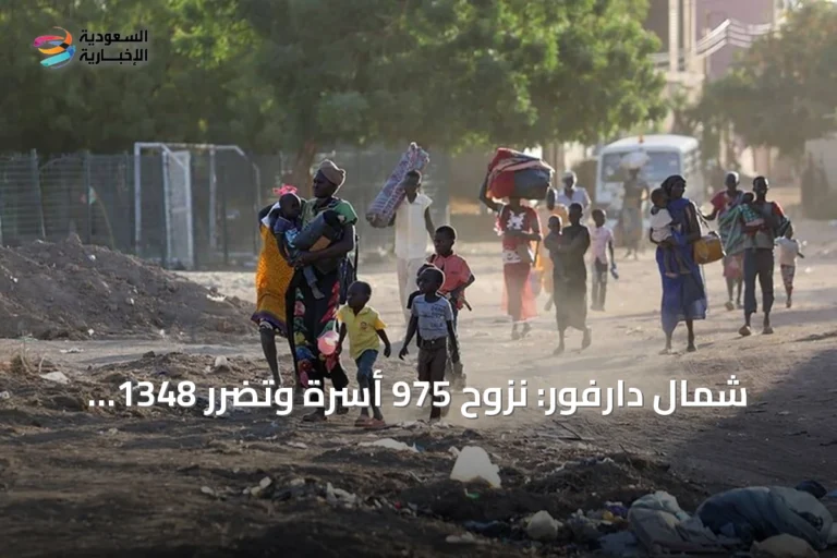 شمال دارفور: نزوح 975 أسرة وتضرر 1348 منزلاً بسبب الأمطار والفيضانات