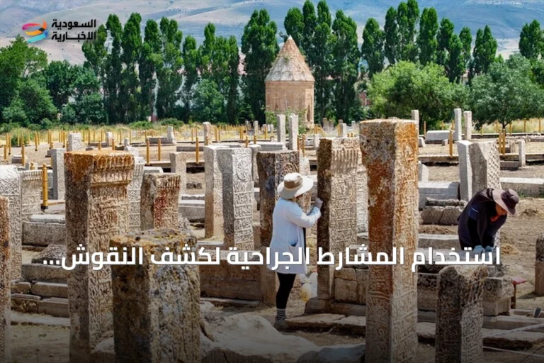 استخدام المشارط الجراحية لكشف النقوش السلجوقية بشرقي تركيا
