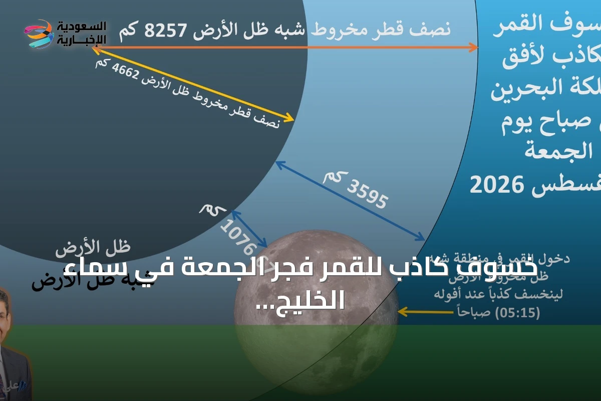خسوف كاذب للقمر فجر الجمعة في سماء الخليج ورؤية جزئية في غرب الوطن العربي