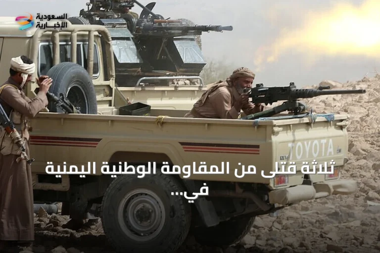 ثلاثة قتلى من المقاومة الوطنية اليمنية في اشتباكات مع الحوثيين جنوب غرب البلاد