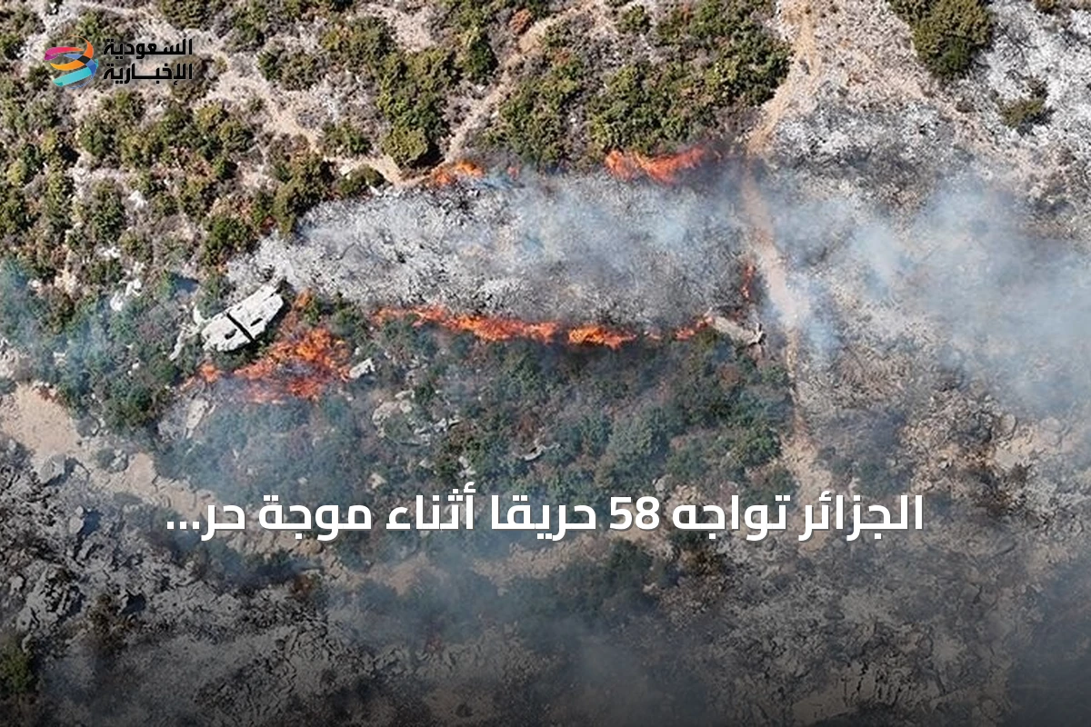 الجزائر تواجه 58 حريقاً أثناء موجة حر وتنفذ إجلاءات وقائية