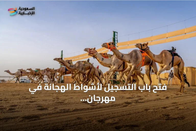 فتح باب التسجيل لأشواط الهجانة في مهرجان ولي العهد للهجن 2026