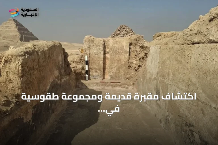 اكتشاف مقبرة قديمة ومجموعة طقوسية في جبانة البوباسطيون بسقارة