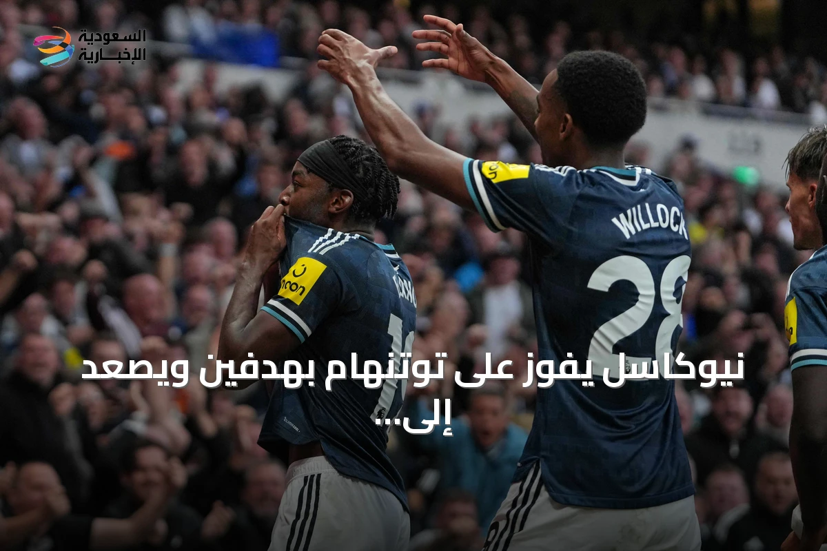 نيوكاسل يفوز على توتنهام بهدفين ويصعد إلى المركز الثالث بالدوري الإنجليزي