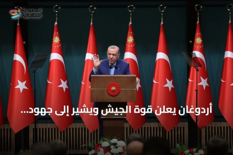 أردوغان يعلن قوة الجيش ويشير إلى جهود مكافحة غولن وبحث مفقودي العبارة