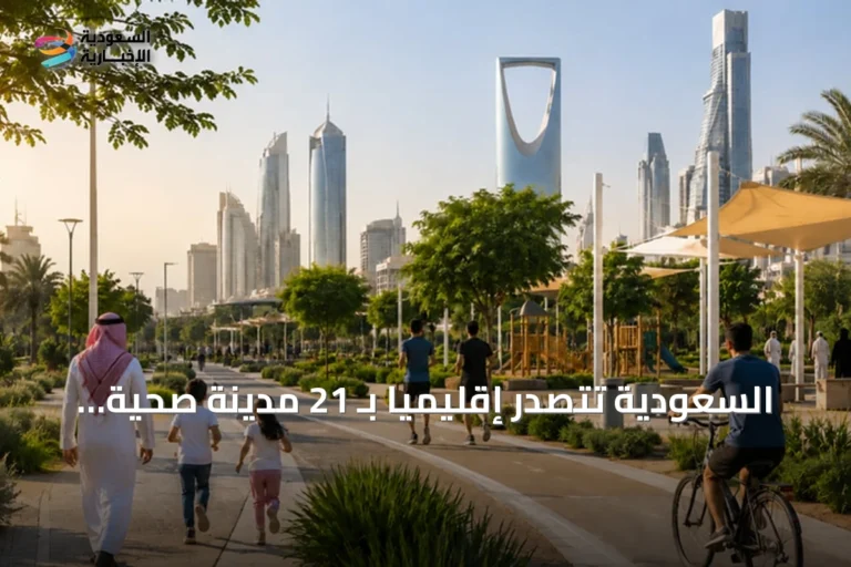 السعودية تتصدر إقليمياً بـ 21 مدينة صحية معتمدة من منظمة الصحة العالمية