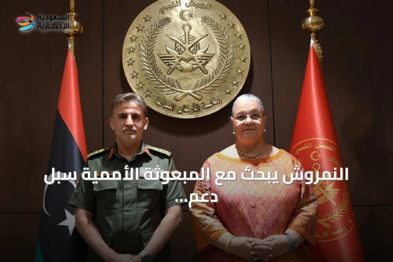 النمروش يبحث مع المبعوثة الأممية سبل دعم توحيد الجيش الليبي