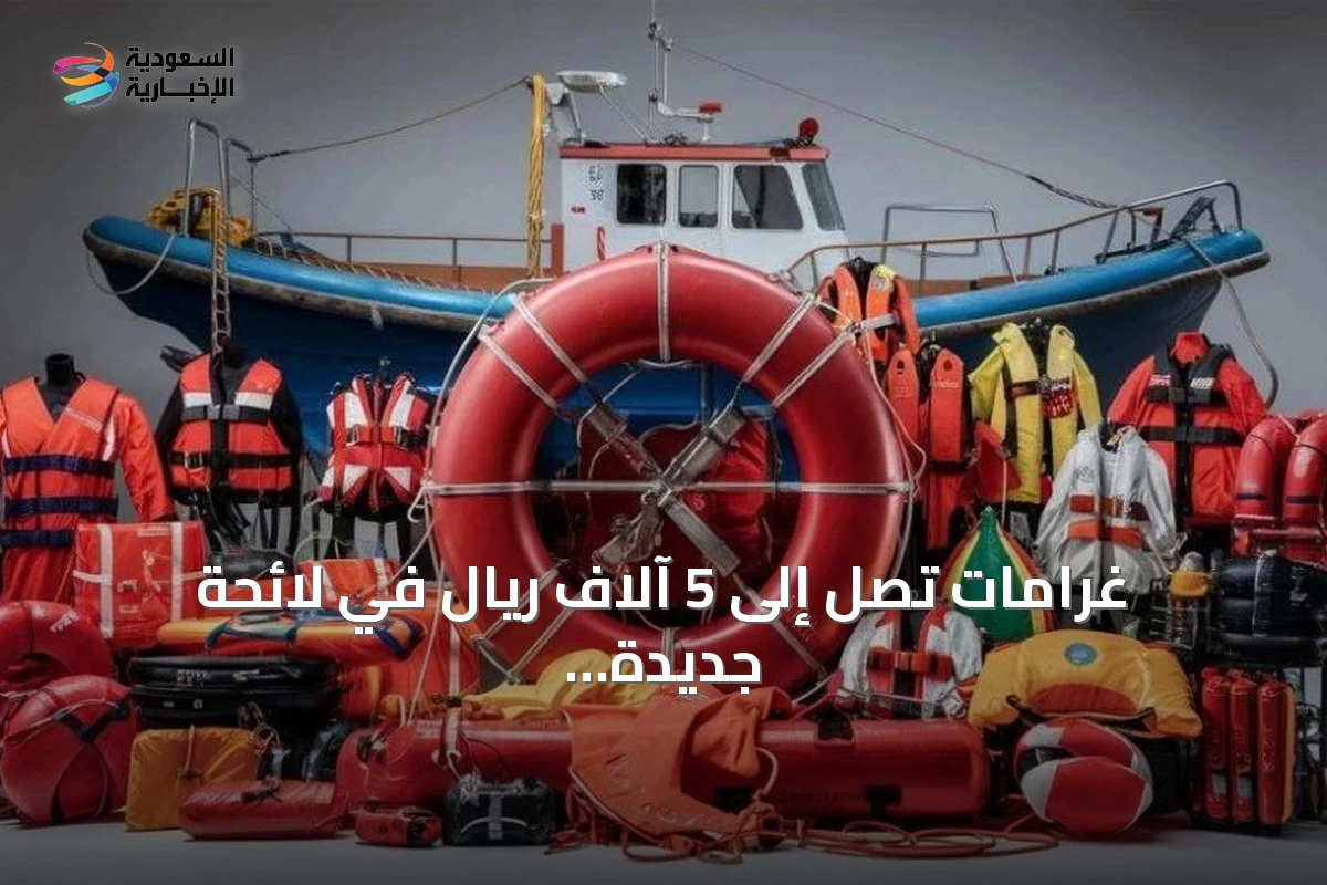 غرامات تصل إلى 5 آلاف ريال في لائحة جديدة لفحص وصيانة معدات الإنقاذ البحرية