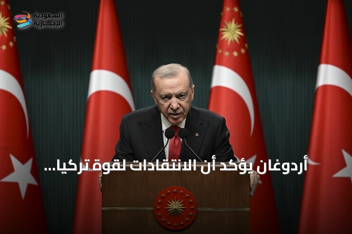 أردوغان يؤكد أن الانتقادات لقوة تركيا وجهود السلام لن تثني بلاده عن مساره