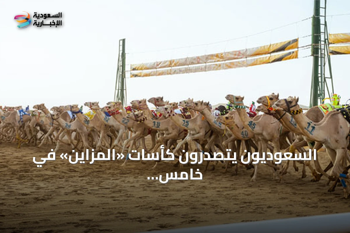 السعوديون يتصدرون كأسات «المزاين» في خامس أيام مهرجان ولي العهد للهجن 2026