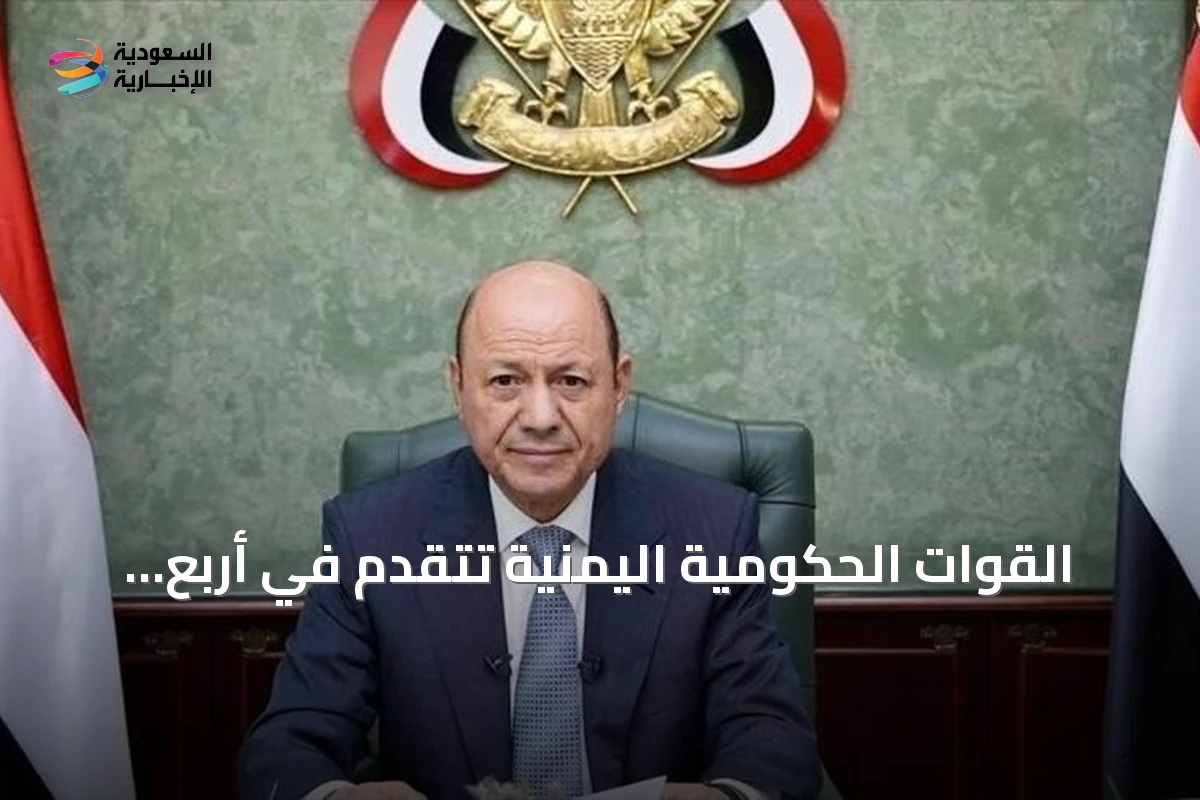 القوات الحكومية اليمنية تتقدم في أربع جبهات والعليمي يؤكد استمرار العمليات حتى استعادة الدولة