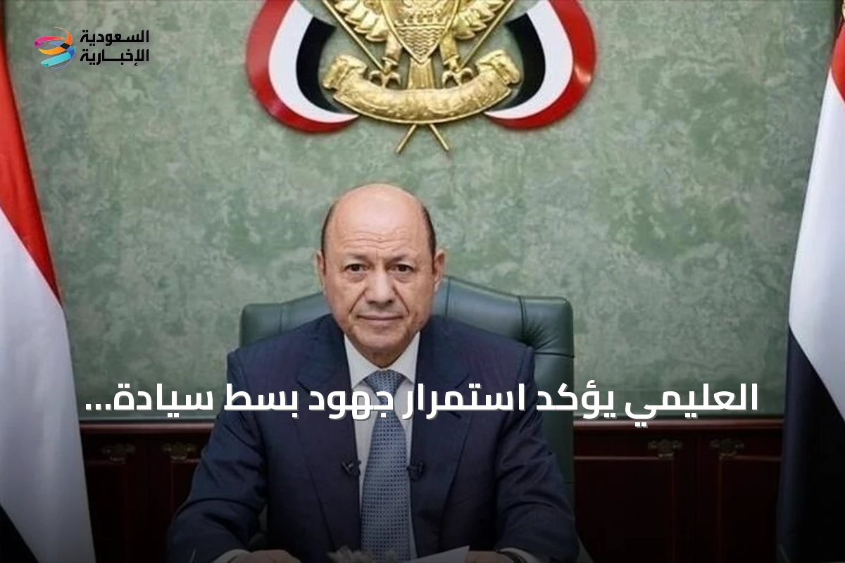 العليمي يؤكد استمرار جهود بسط سيادة الدولة على كامل التراب اليمني