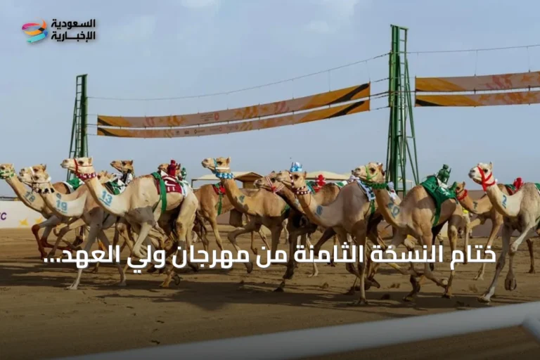 ختام النسخة الثامنة من مهرجان ولي العهد للهجن: إرث متجدد ورياضة تصنع حضارتها
