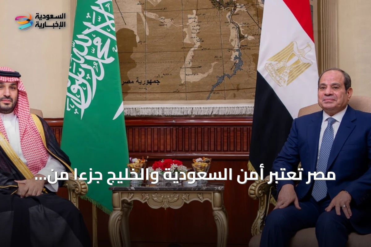 مصر تعتبر أمن السعودية والخليج جزءًا من أمنها القومي