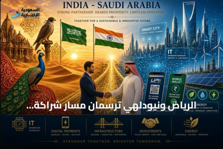 الرياض ونيودلهي ترسمان مسار شراكة اقتصادية متنوعة تتجاوز حدود النفط