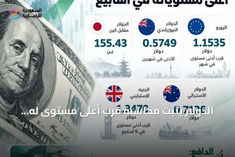 الدولار يثبّت مكاسبه قرب أعلى مستوى له منذ أسابيع بانتظار قرار الفيدرالي