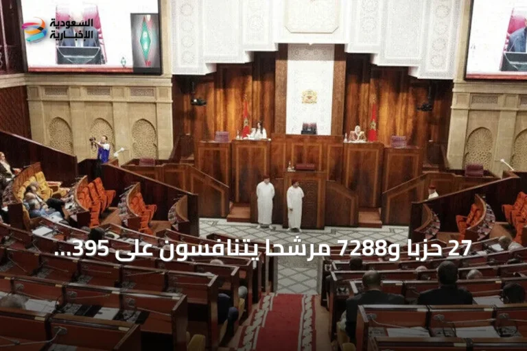 27 حزباً و7288 مرشحاً يتنافسون على 395 مقعداً في الانتخابات التشريعية المغربية