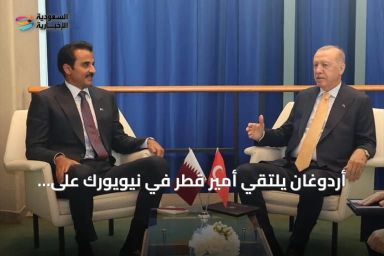 أردوغان يلتقي أمير قطر في نيويورك على هامش أعمال الجمعية العامة