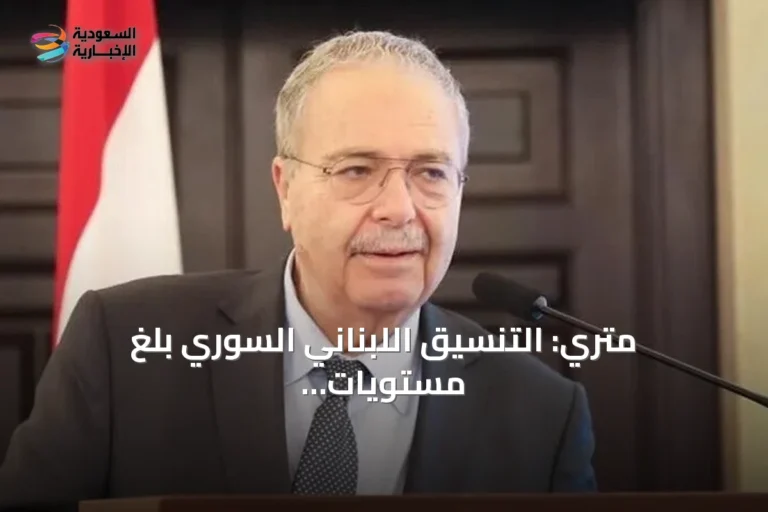 متري: التنسيق اللبناني السوري بلغ مستويات متقدمة والعلاقات تتطور تدريجياً