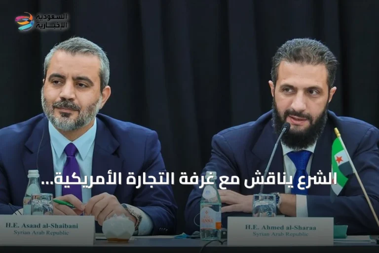 الشرع يناقش مع غرفة التجارة الأمريكية آليات جذب الاستثمار إلى سوريا