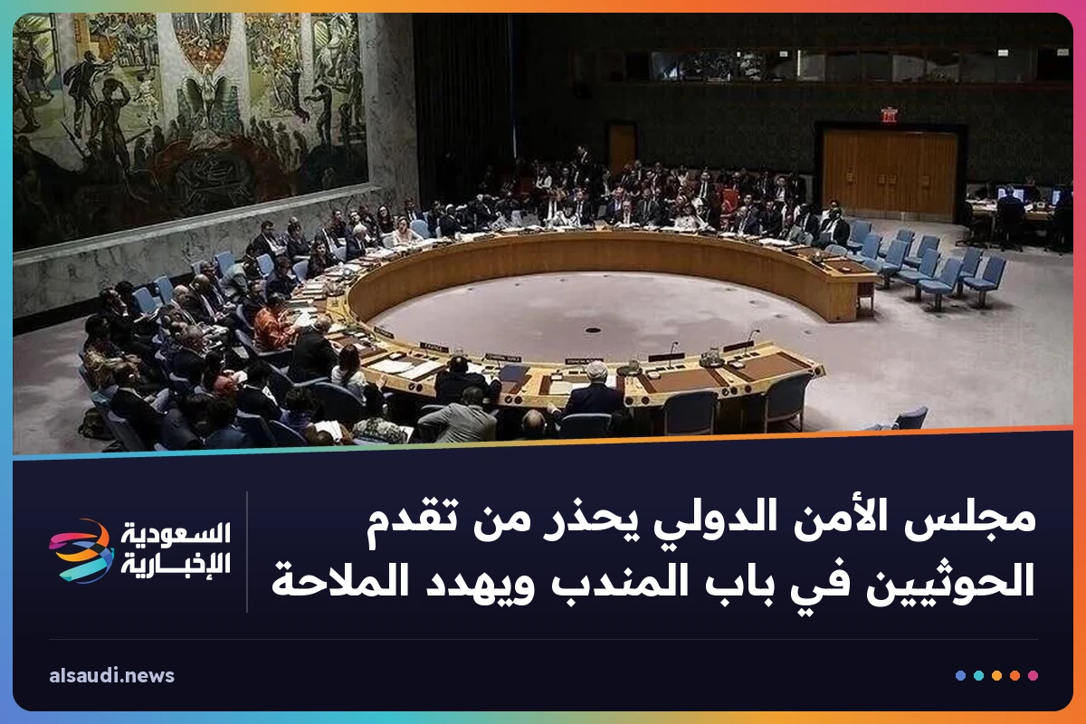 مجلس الأمن الدولي يحذر من تقدم الحوثيين في باب المندب ويهدد الملاحة
