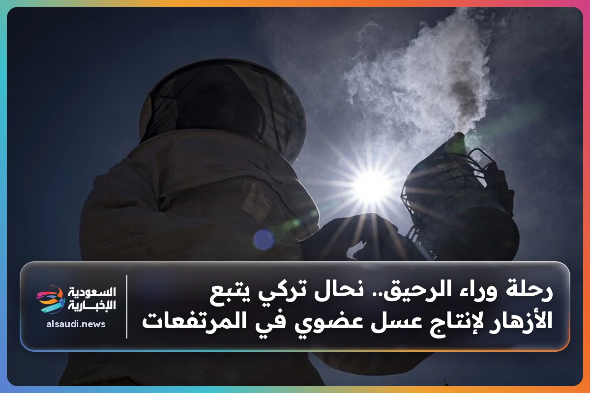 رحلة وراء الرحيق.. نحال تركي يتبع الأزهار لإنتاج عسل عضوي في المرتفعات