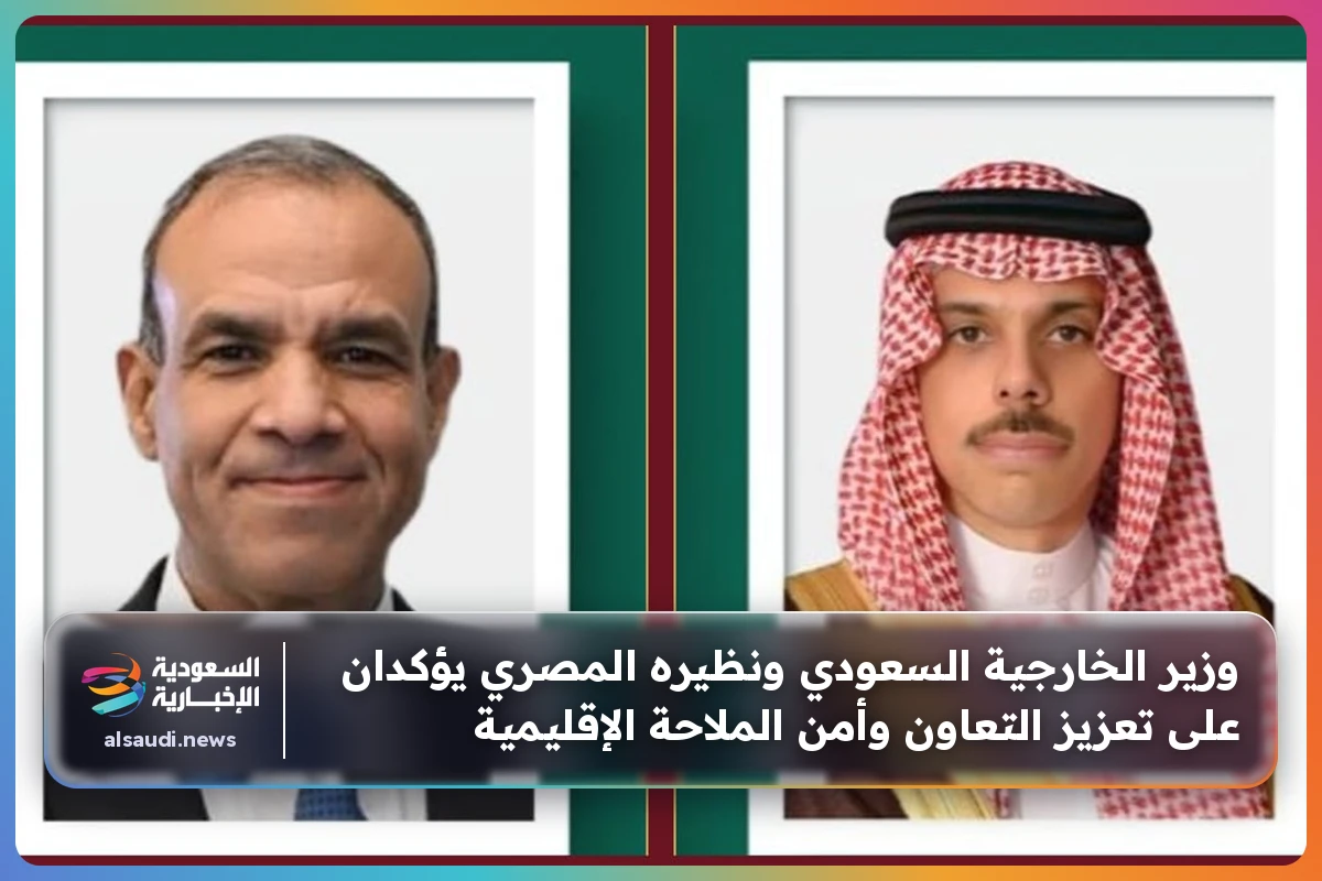 وزير الخارجية السعودي ونظيره المصري يؤكدان على تعزيز التعاون وأمن الملاحة الإقليمية