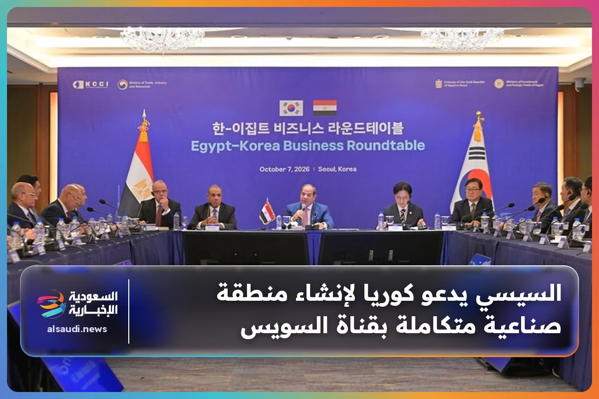 السيسي يدعو كوريا لإنشاء منطقة صناعية متكاملة بقناة السويس