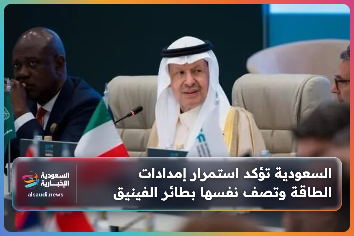 السعودية تؤكد استمرار إمدادات الطاقة وتصف نفسها بطائر الفينيق