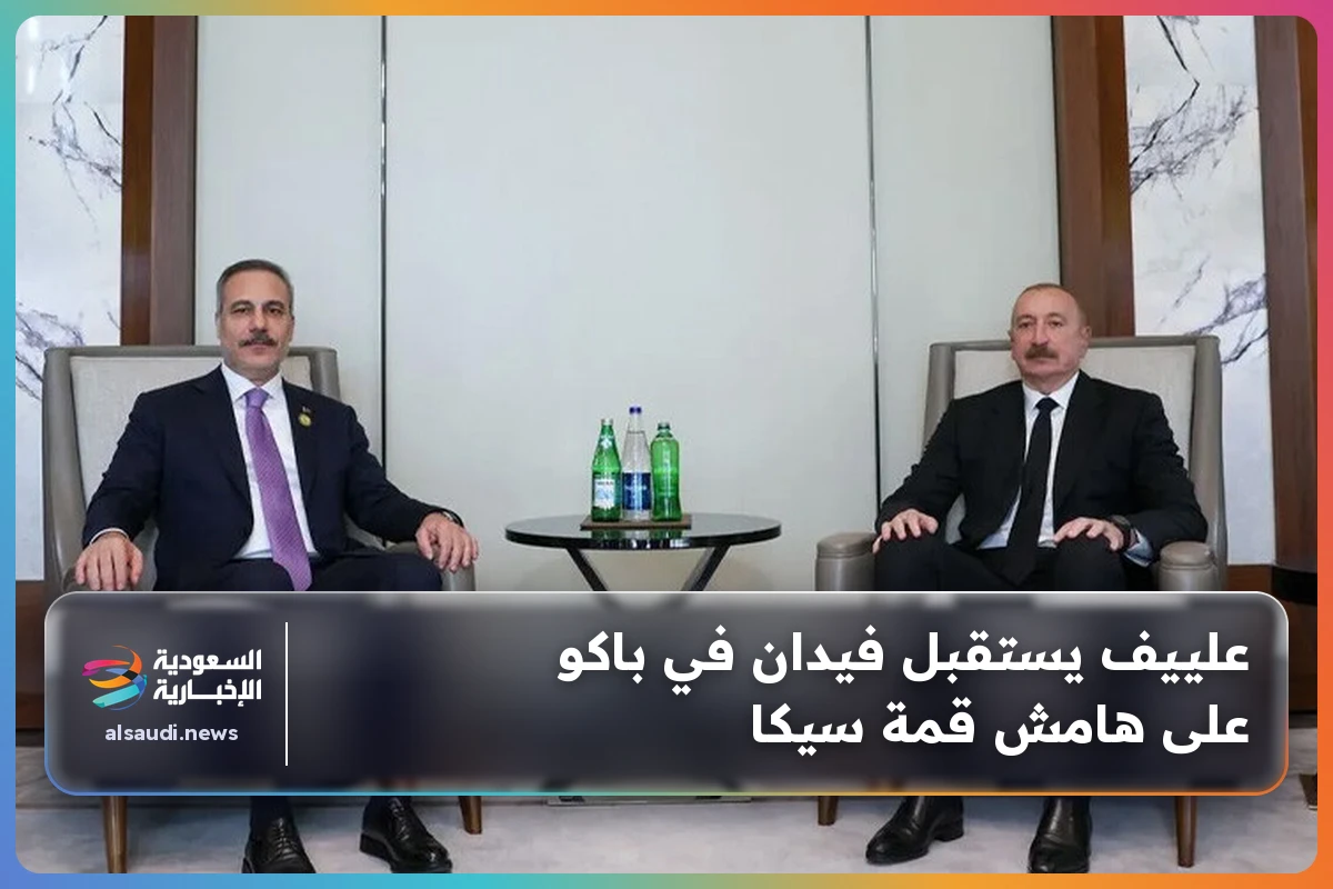 علييف يستقبل فيدان في باكو على هامش قمة سيكا
