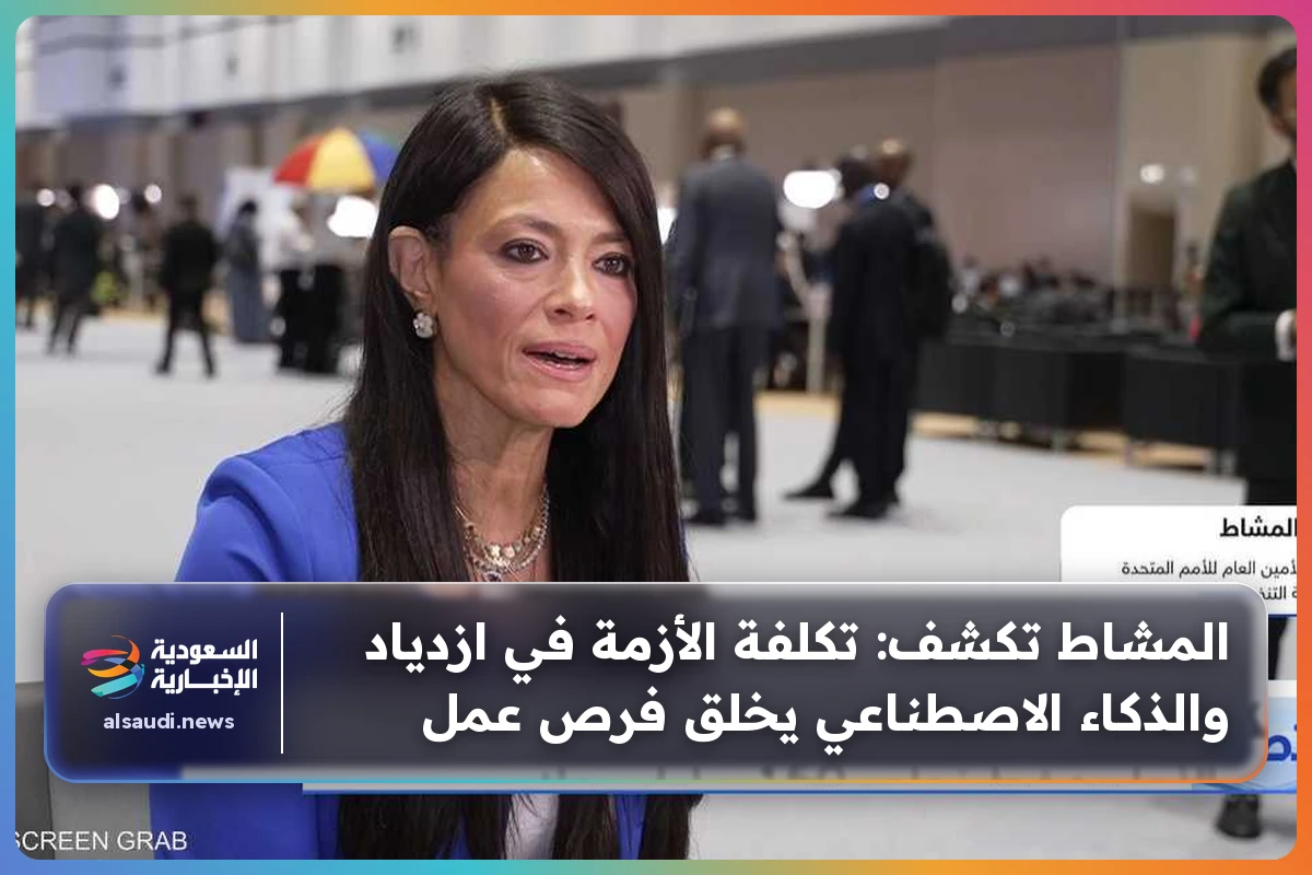 المشاط تكشف: تكلفة الأزمة في ازدياد والذكاء الاصطناعي يخلق فرص عمل