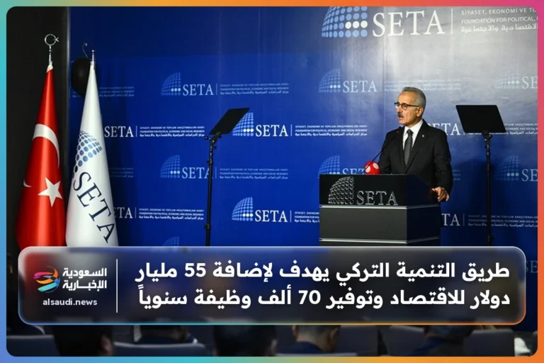 طريق التنمية التركي يهدف لإضافة 55 مليار دولار للاقتصاد وتوفير 70 ألف وظيفة سنوياً