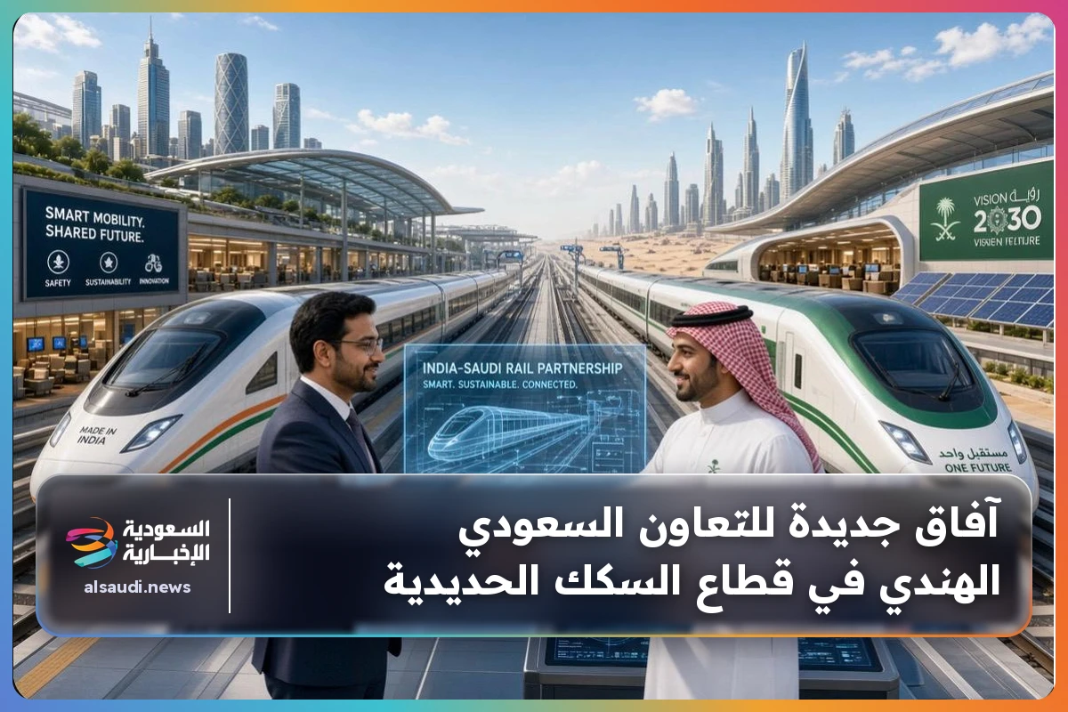 آفاق جديدة للتعاون السعودي الهندي في قطاع السكك الحديدية