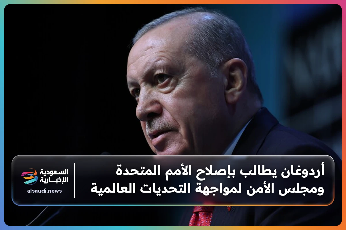 أردوغان يطالب بإصلاح الأمم المتحدة ومجلس الأمن لمواجهة التحديات العالمية